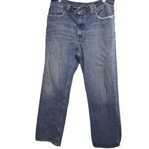 Vintage Roebuck & Co. Blue Jeans 34/30 Regular Casual Distressed Pants Cotton